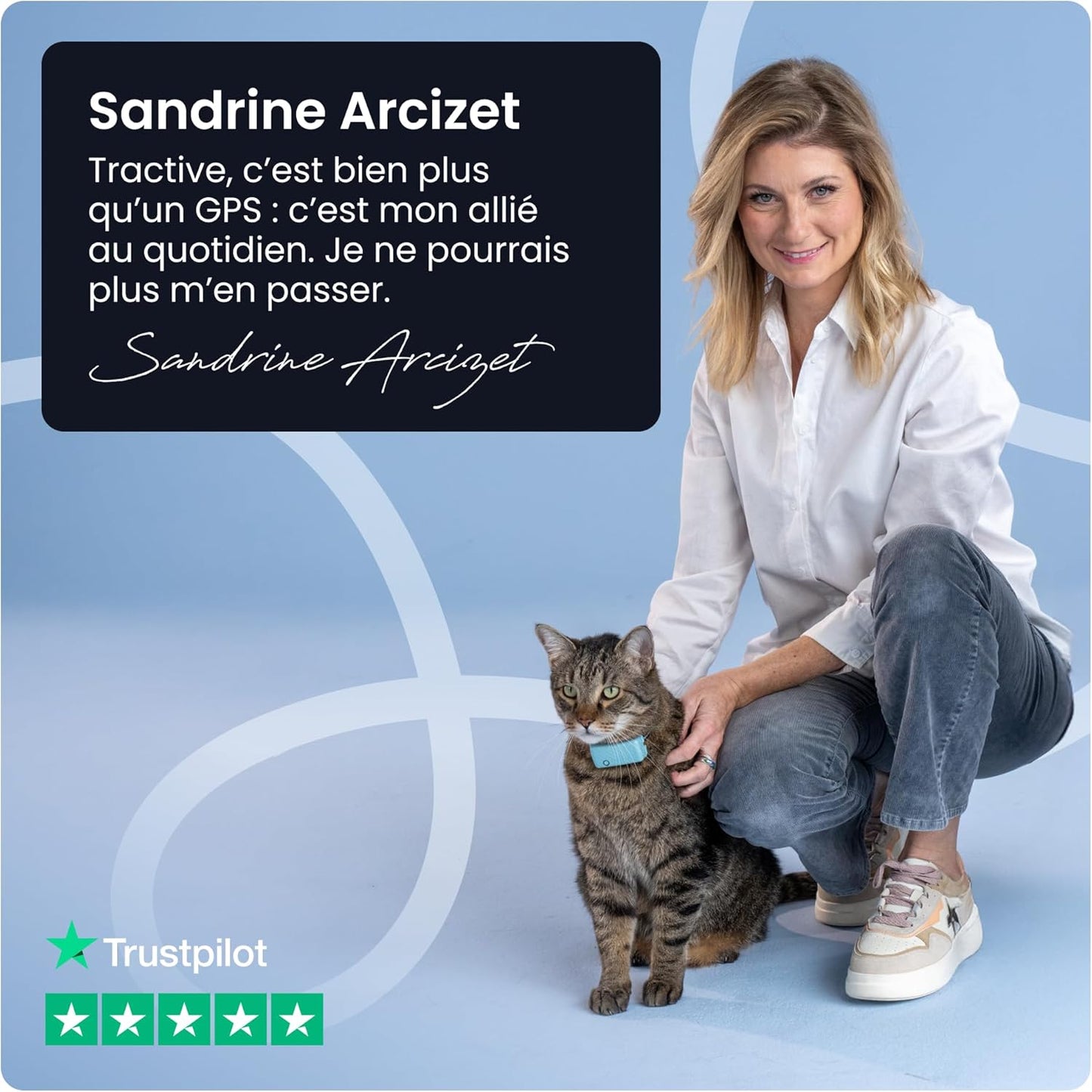 – Mini Collier GPS Chat Connecté – Traceur GPS Chat Le plus Léger Avec Localisation En Direct, Territoire & Activité | Collier De Sécurité Inclus | Abonnement Requis (Bleu Foncé)